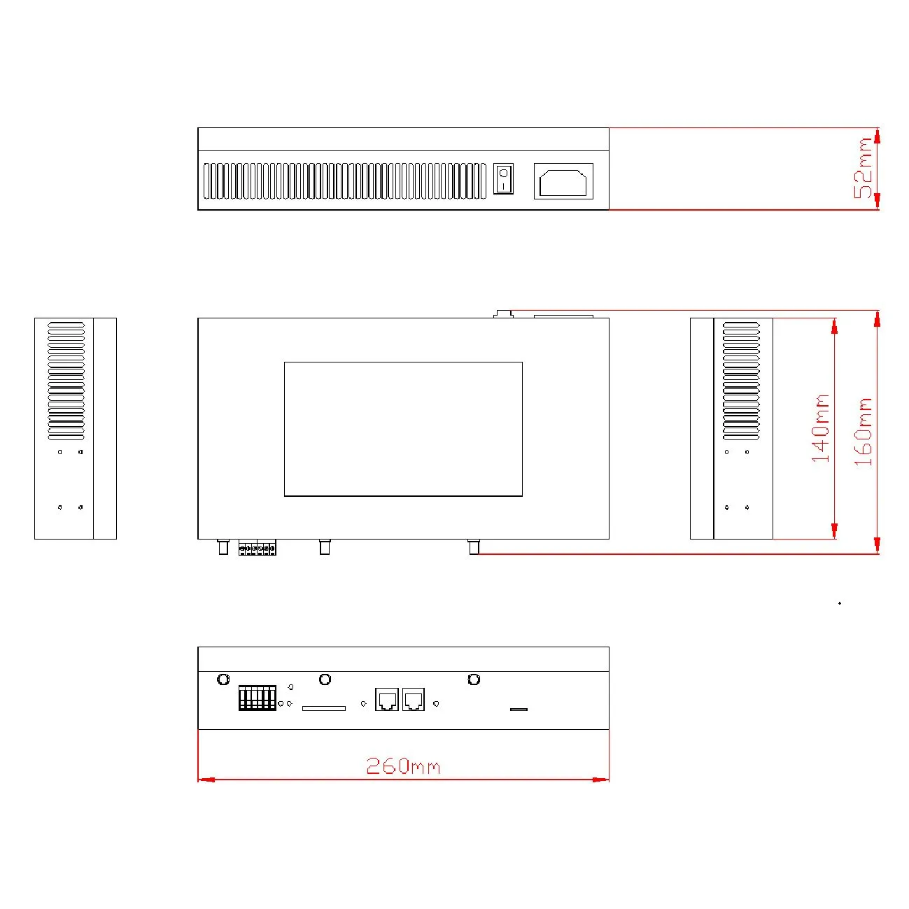 XB-809 SD card/online master controller с сенсорным LCD дисплеем для ПО LED  Edit / LED Player купить, цена за Штука